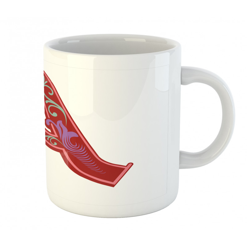 Classic Ornate Initial Mug