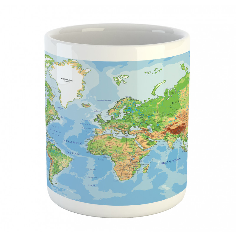 Topographic Education Mug