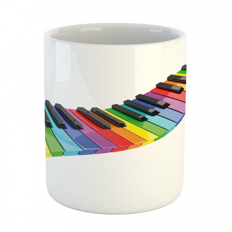 Vibrant Keyboard Arts Mug