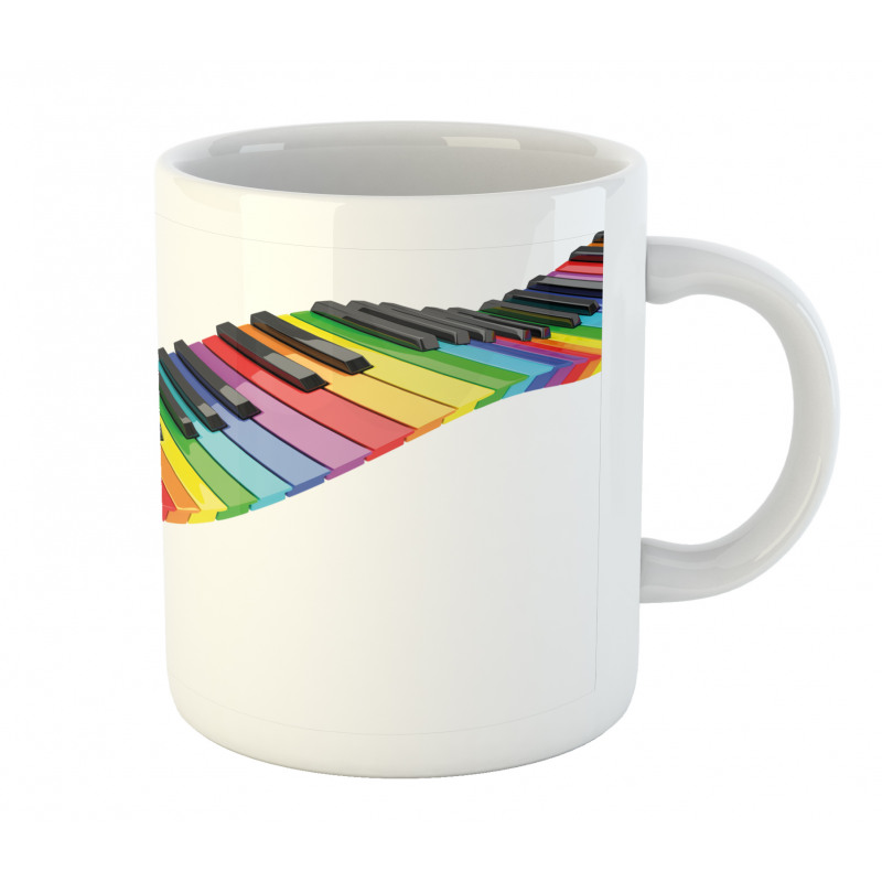 Vibrant Keyboard Arts Mug