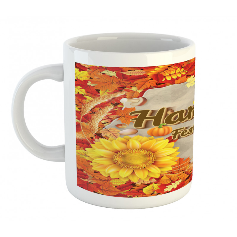 Festival Autumn Leaves Mug