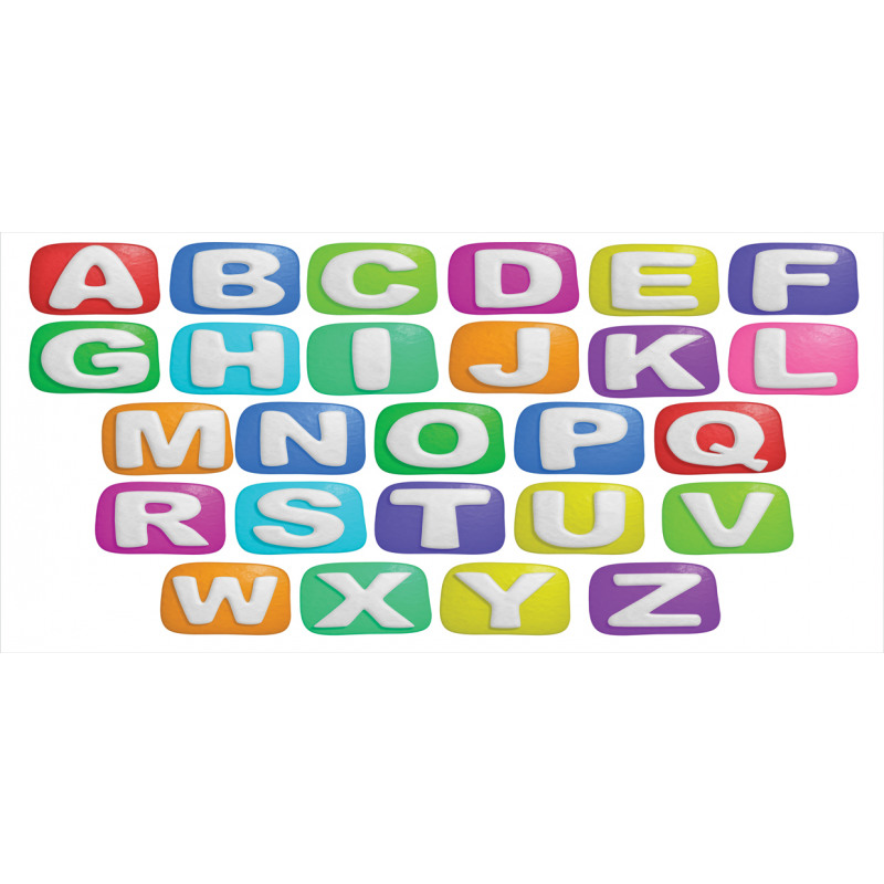 Colorful Alphabet Set Mug