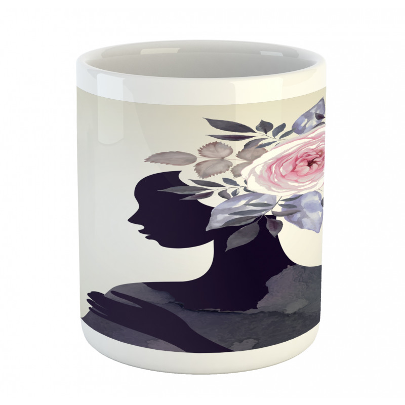 Lady Flower Feminine Mug