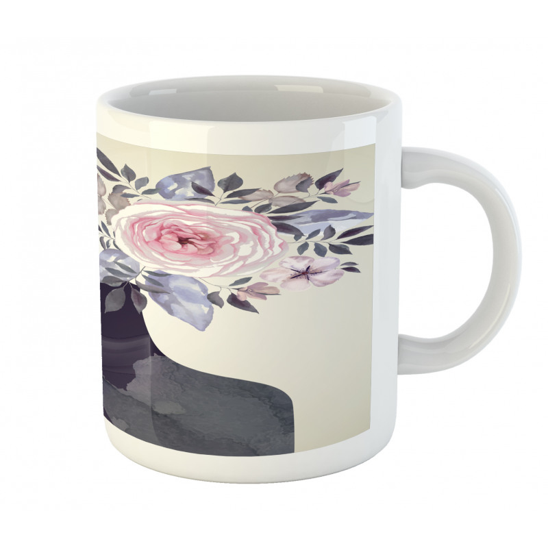 Lady Flower Feminine Mug