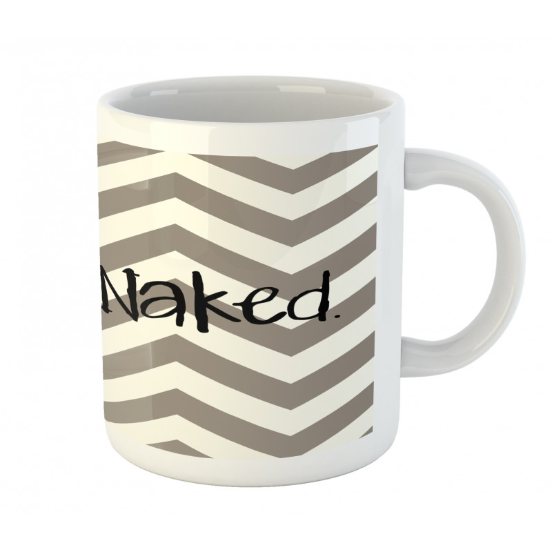 Get Naked Heart Zig Zag Mug