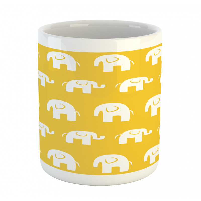 Monotone Animal Pattern Mug