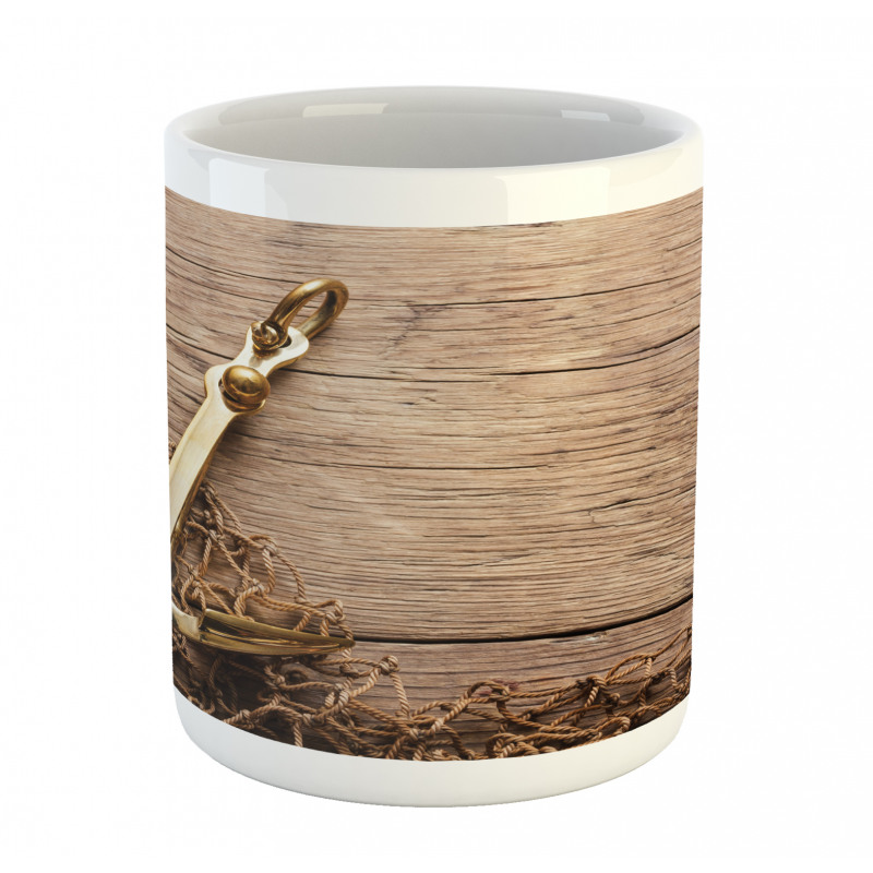 Nautical Anchor Fishing Net Mug