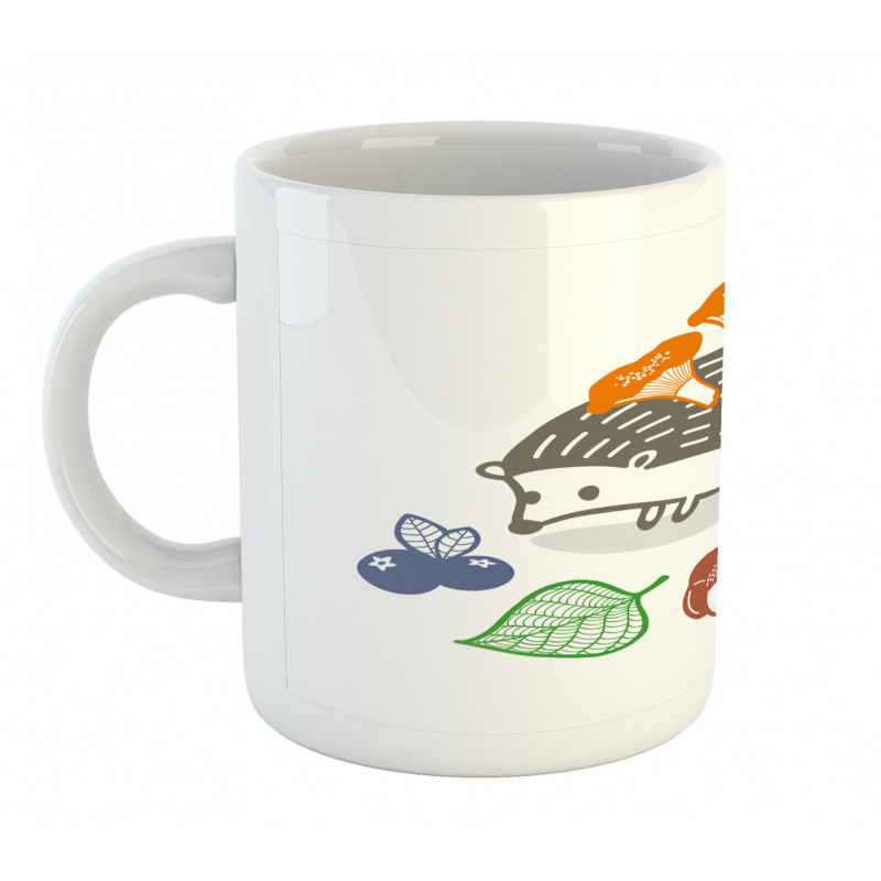 Colorful Animal Food Mug