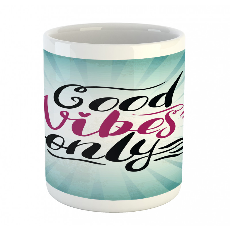 Retro Style Sunburst Mug