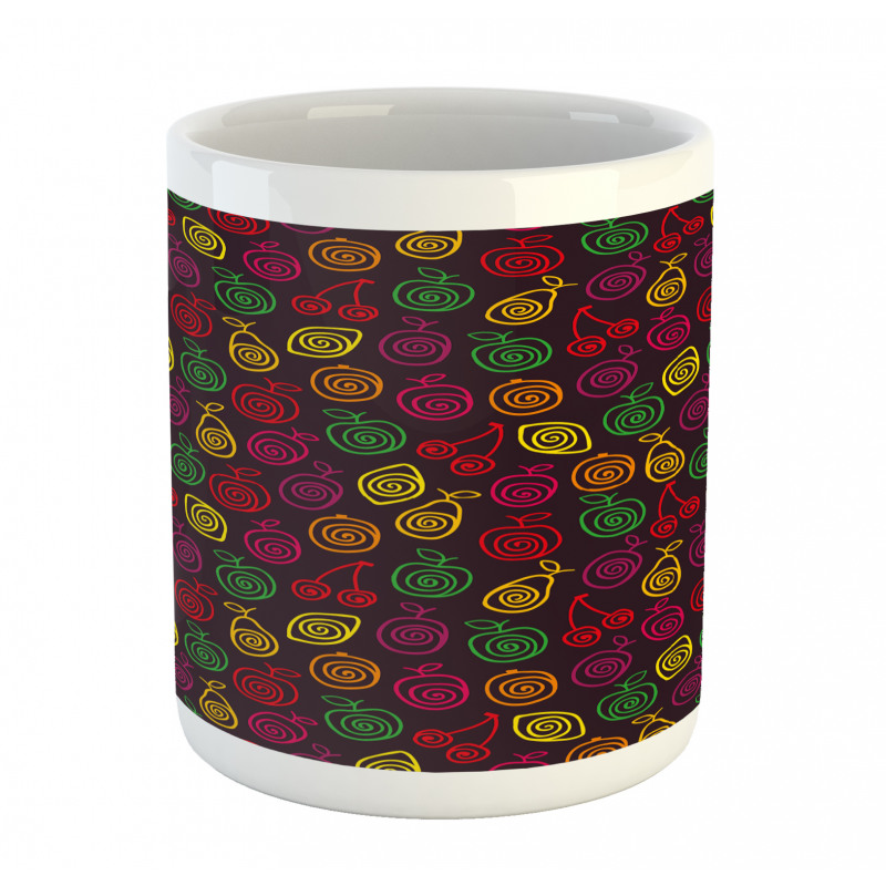 Apples Cherries Pears Mug