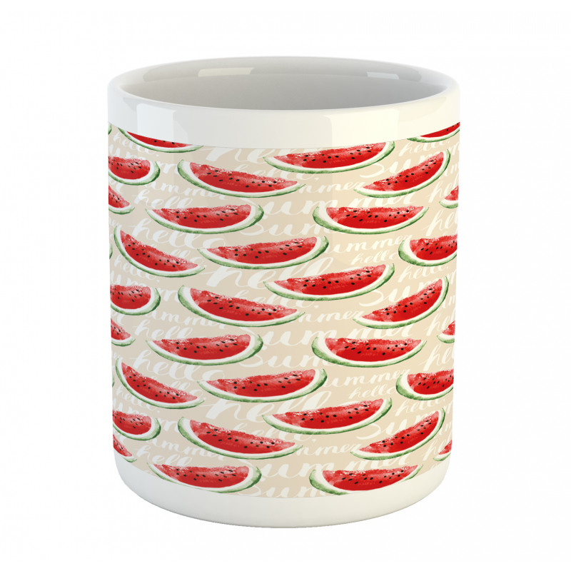 Watercolor Watermelons Mug