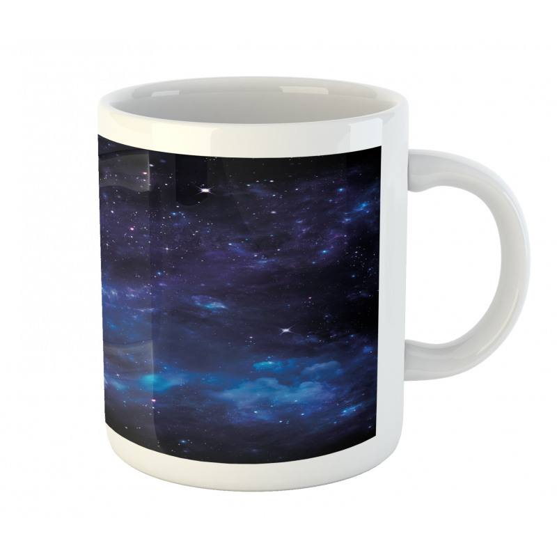Space Illustration Galaxy Mug