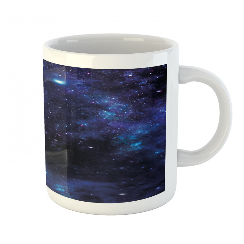 Abstract Stars and Nebula Mug