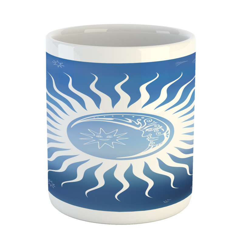 Crescent Moon Curlicues Mug