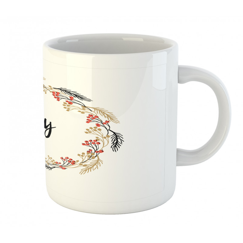 Wreaths Vintage Design Mug