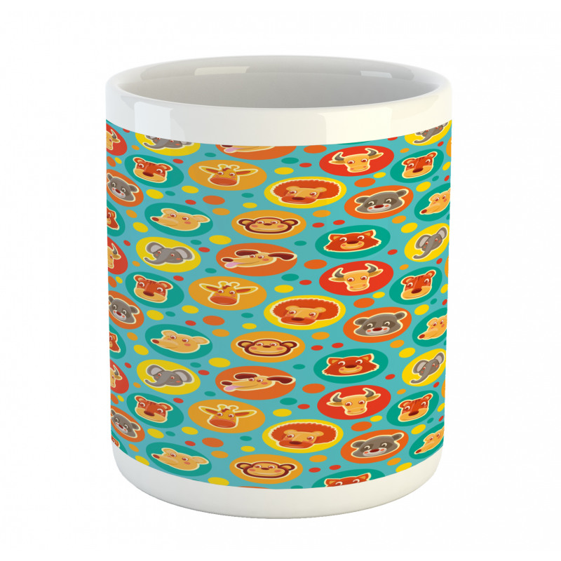 Comic Fun Faces Mug