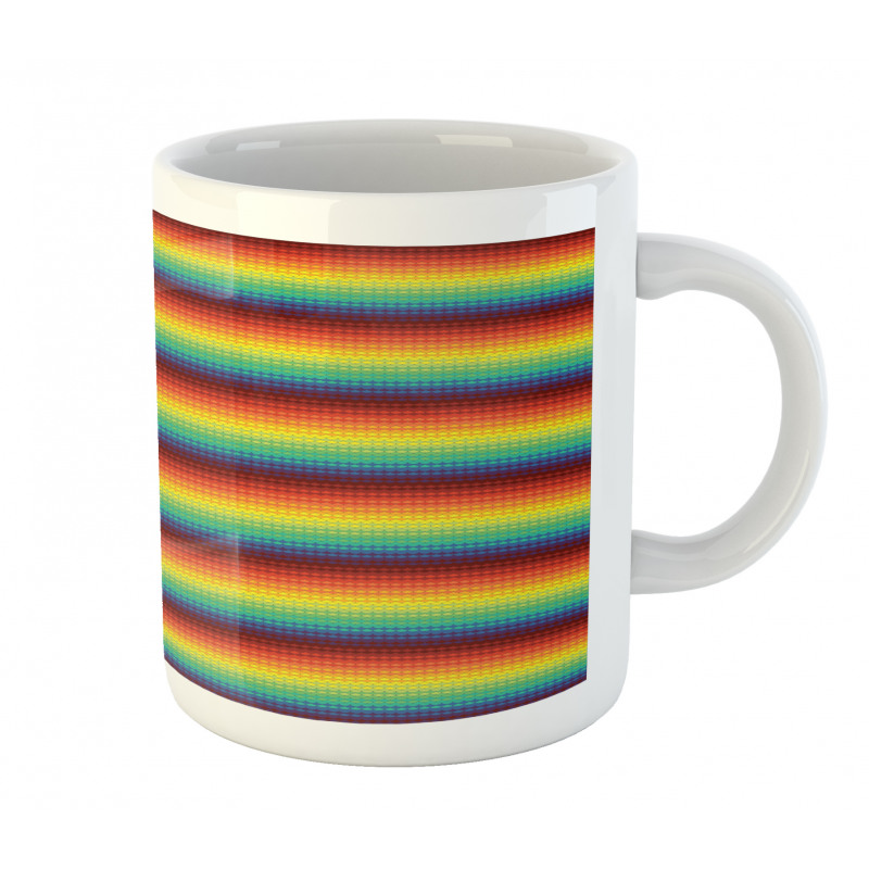 Colorful Rainbow Scale Mug