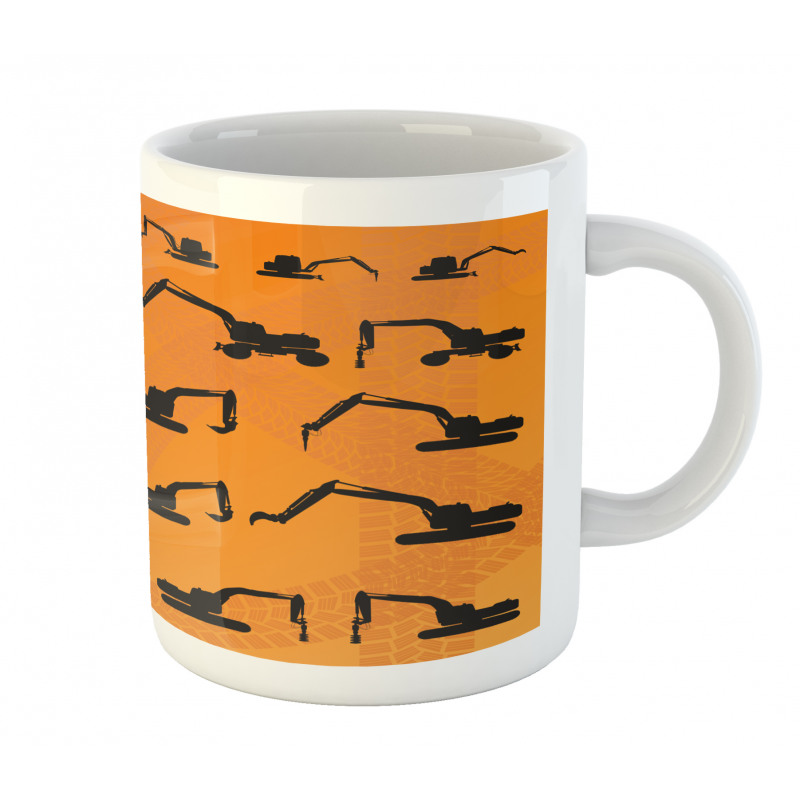 Excavator Track Mug