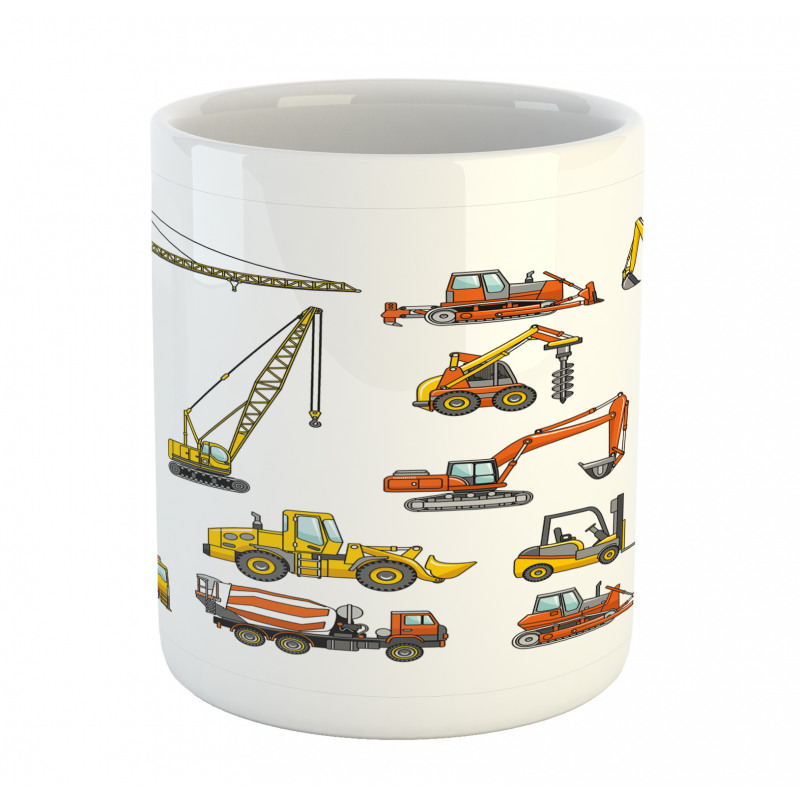 Cartoon Machinery Mug