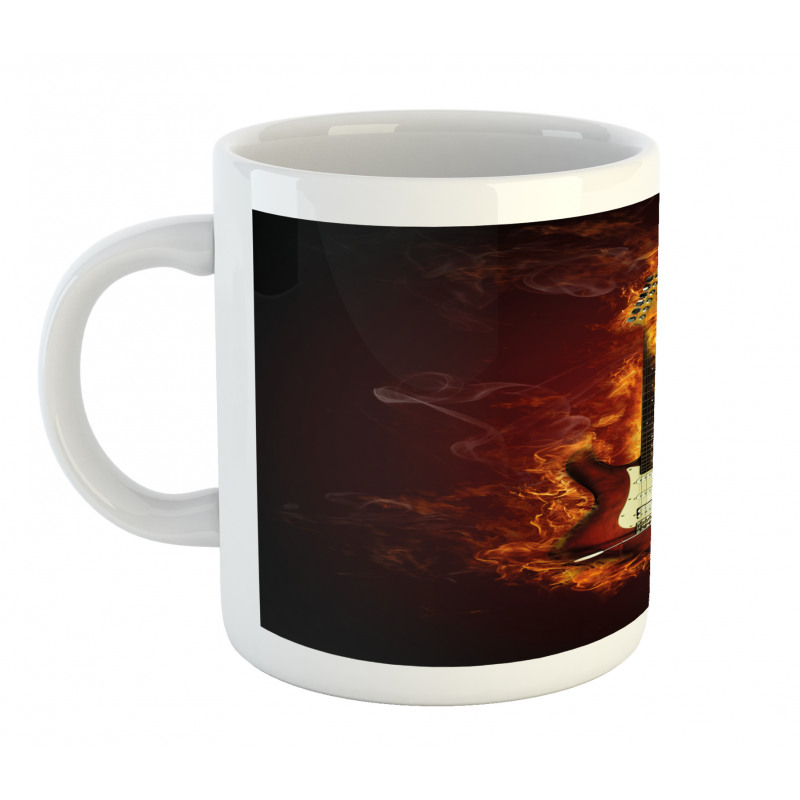 Instrument in Flames Mug