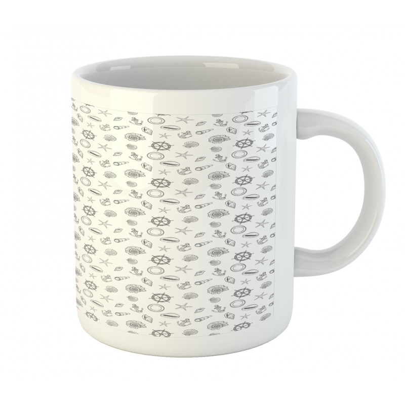 Nautical Pattern Mug