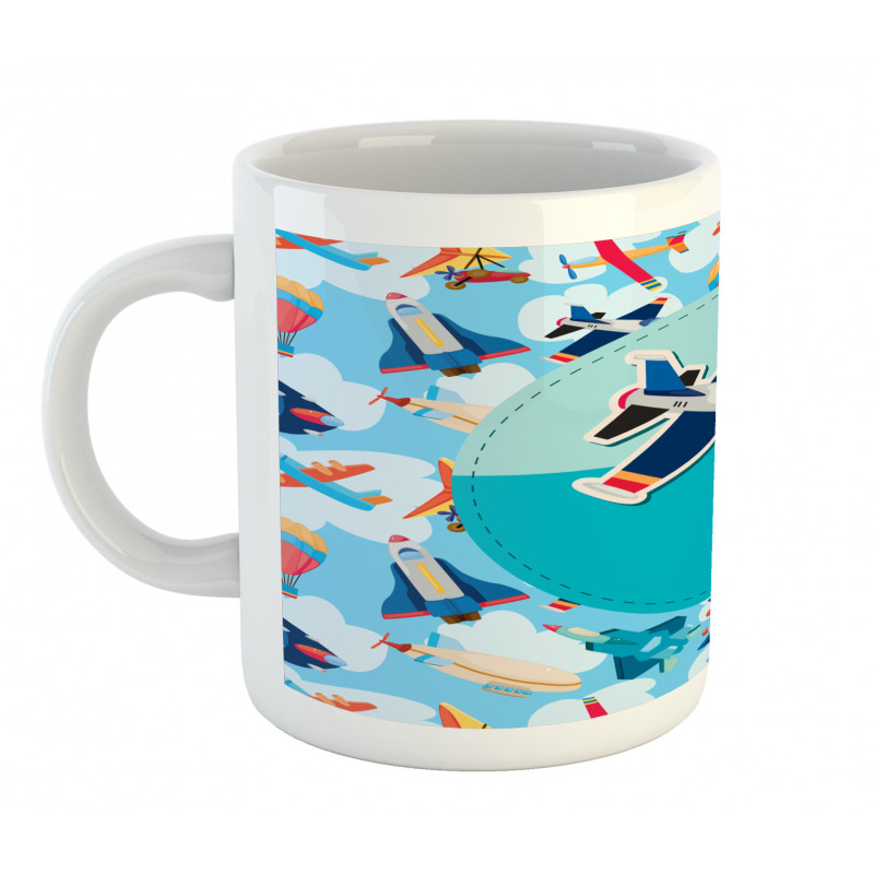 Airplane Composition Mug