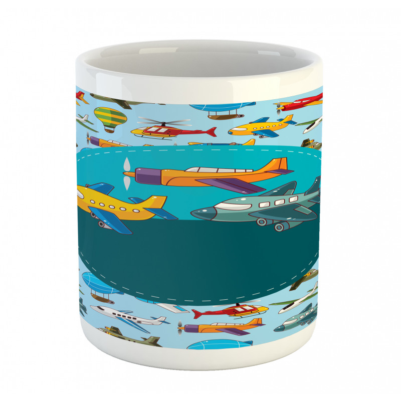 Cartoon Airplanes Mug