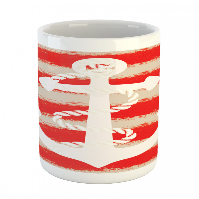 Rope Stripes Nautical Mug