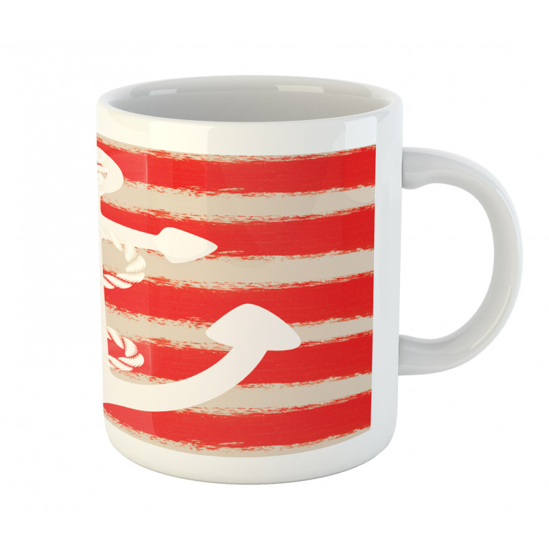 Rope Stripes Nautical Mug