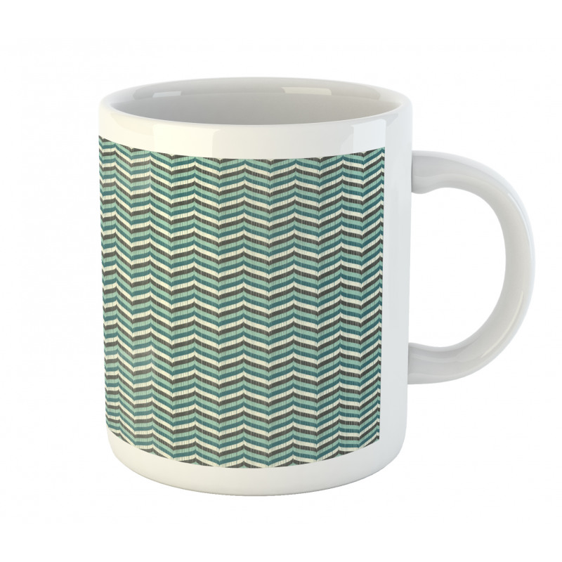 Abstract Wavy Lines Mug