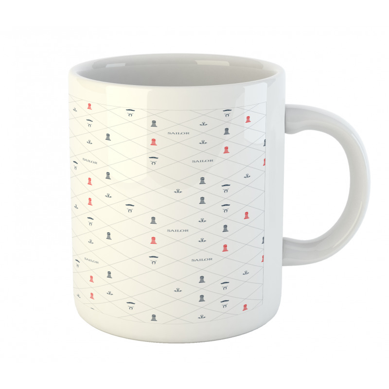 Diamond Motif Mug