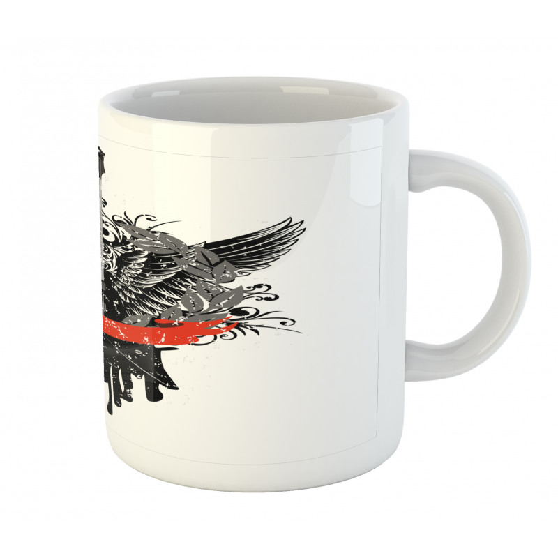 Gothic Guitar Wings Mug