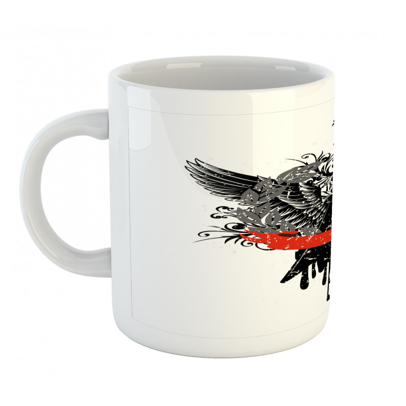 Gothic Guitar Wings Mug