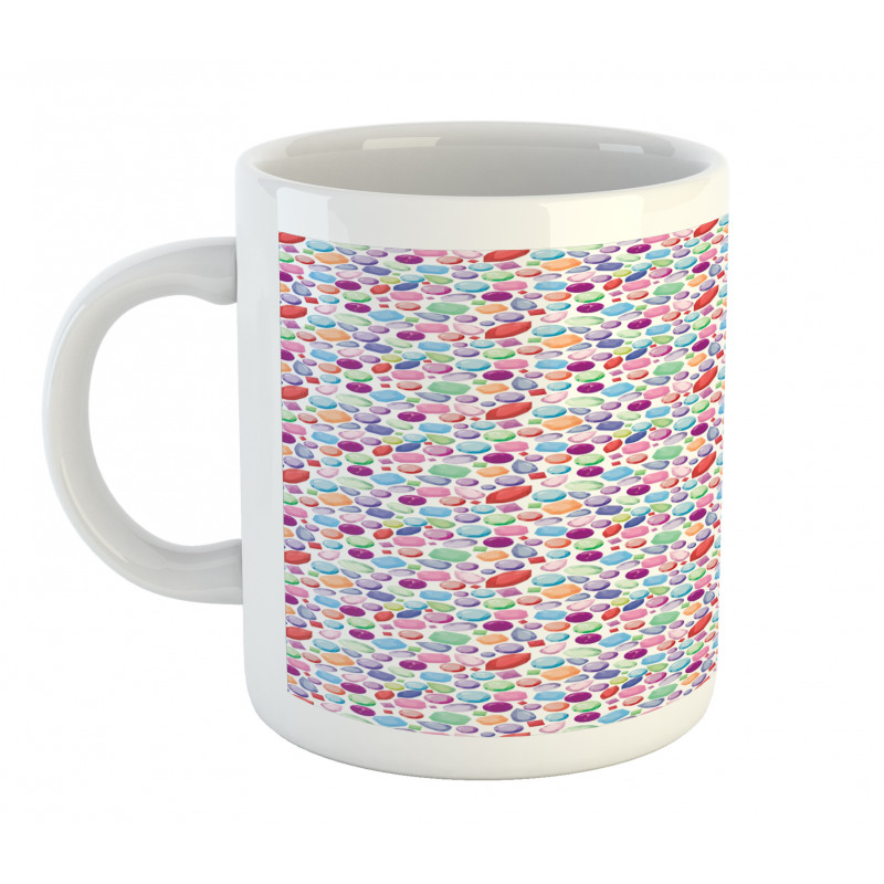 Colorful Stones Design Mug