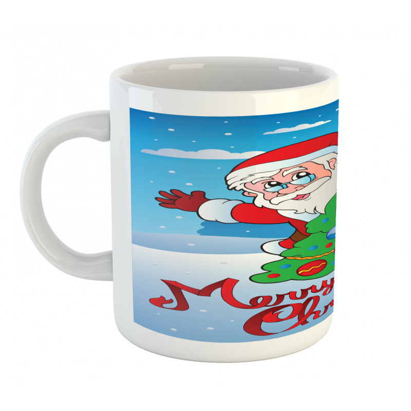 Tree Snowy Forest Mug