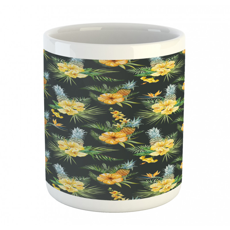 Tropic Flower Design Mug