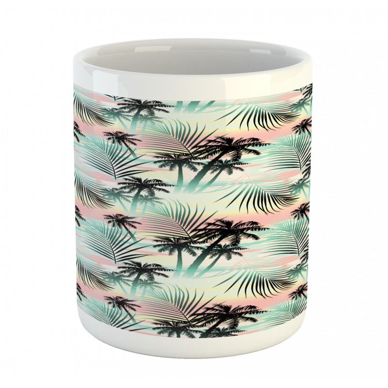 Summer Palm Trees Fern Mug