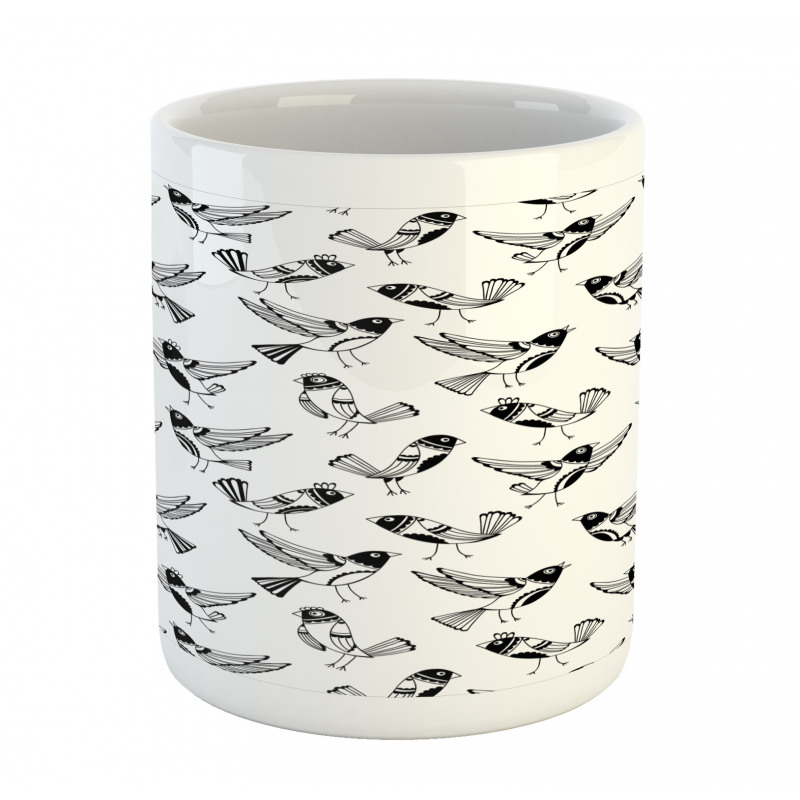 Cartoon Birds Mug