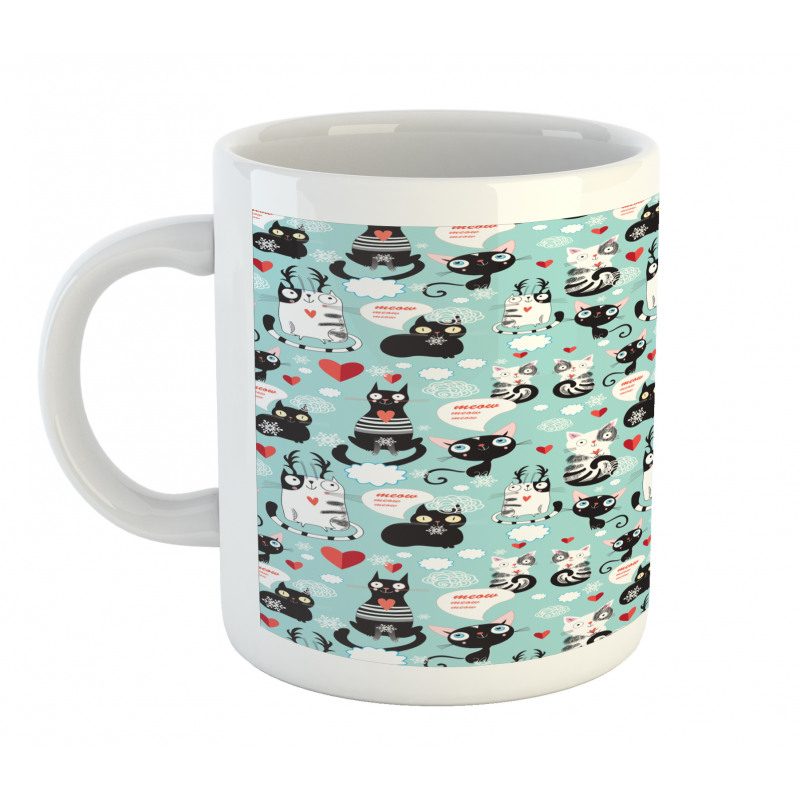 Kitties Love Daydreaming Mug