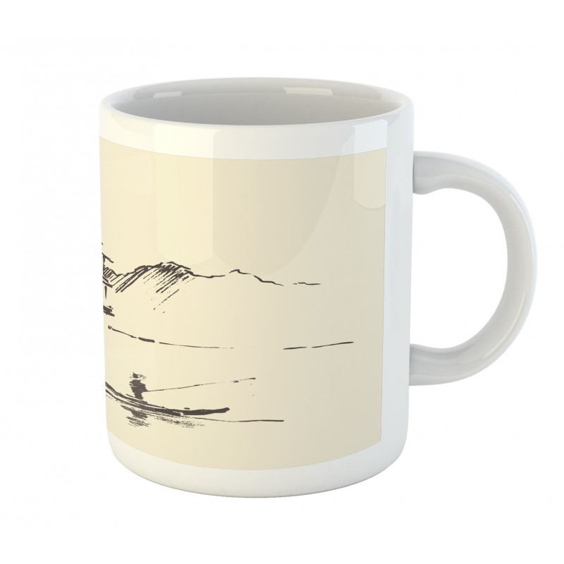 Pagoda Fisherman Mug