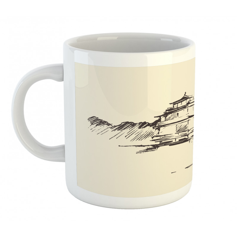 Pagoda Fisherman Mug