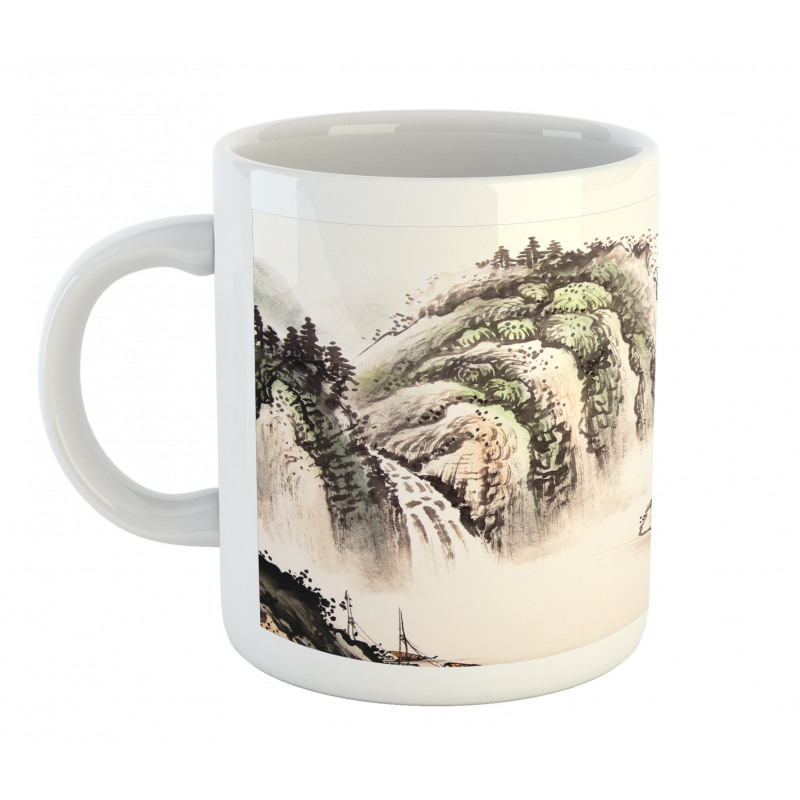 Watercolor Valley Mug