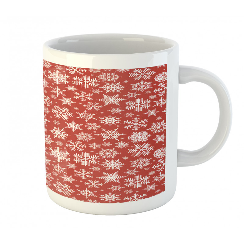 Various Snowflakes Winter Mug