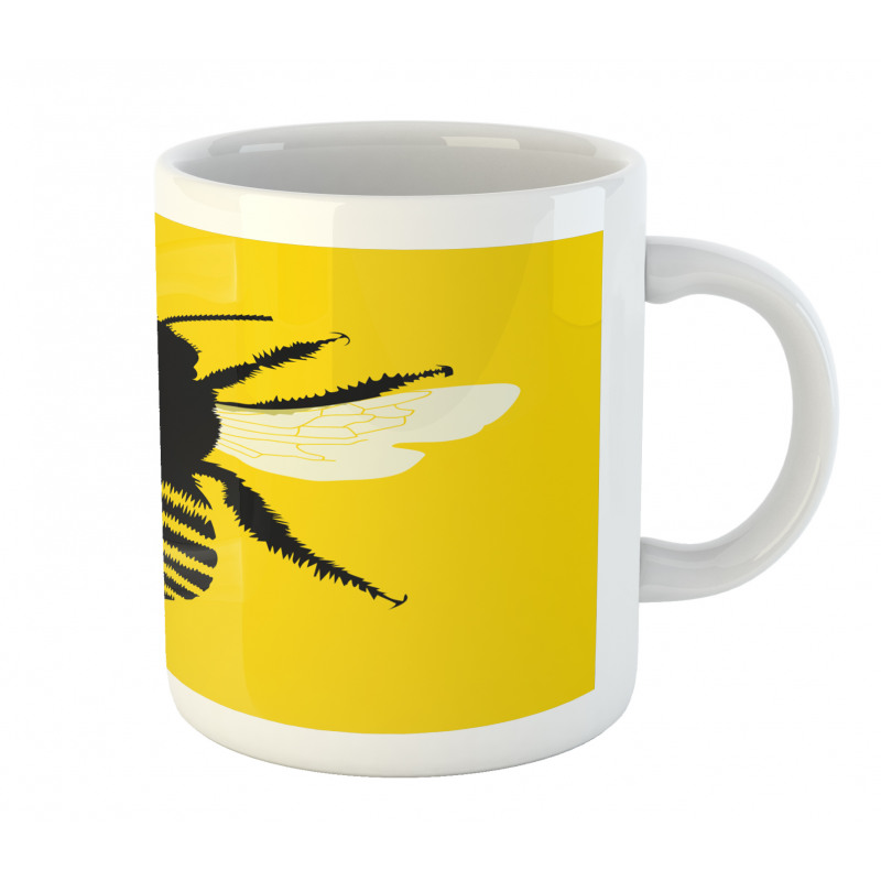 Honeybee Silhouette Mug