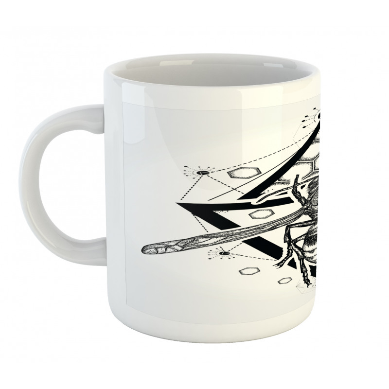 Beehive Pattern Bug Mug