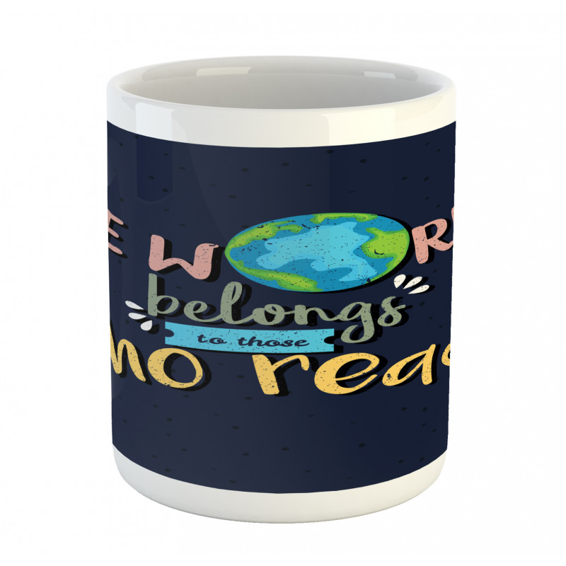 World Belongs to Readers Mug