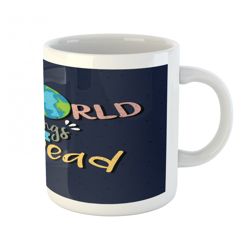 World Belongs to Readers Mug