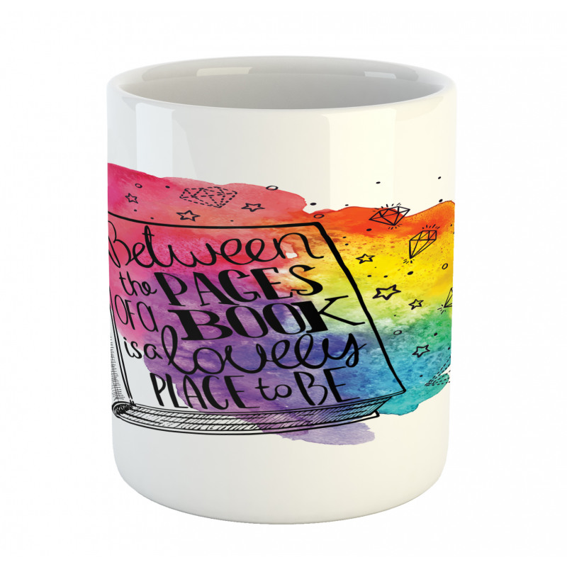 Words Between Pages Vivid Mug