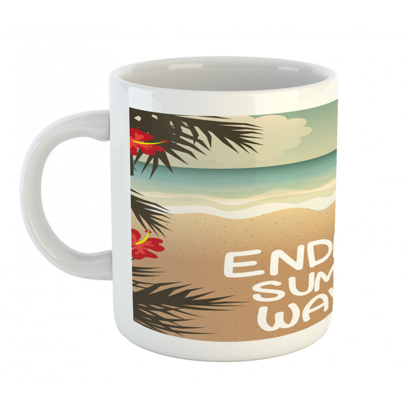 Colorful Hippie Beach Theme Mug