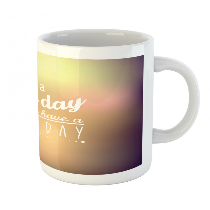 Day Words Mug